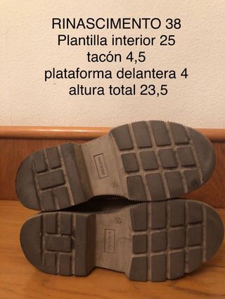 RINASCIMENTO - Botines ante beige  38