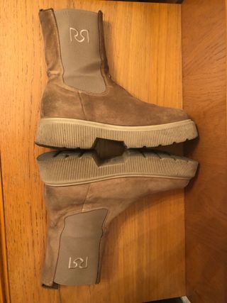 RINASCIMENTO - Botines ante beige  38
