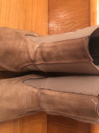 RINASCIMENTO - Botines ante beige  38