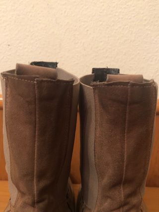 RINASCIMENTO - Botines ante beige  38