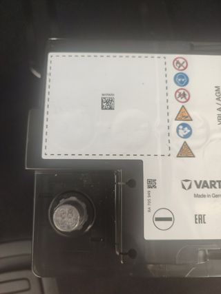 Batería Coche AGM 60Ah Varta