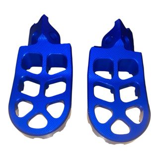 Pedane CNC blu Honda CRF 125/250/450