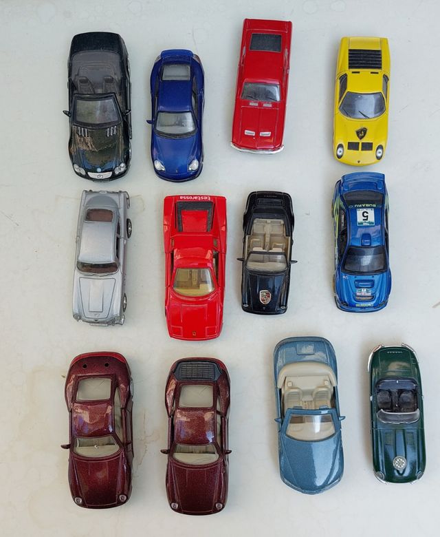 12 Modellini Auto d'epoca