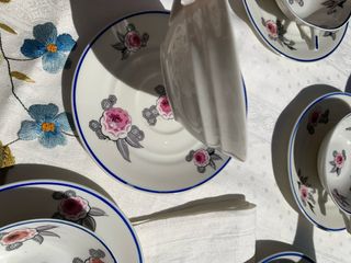 Juego café Art Déco porcelana Limoges
