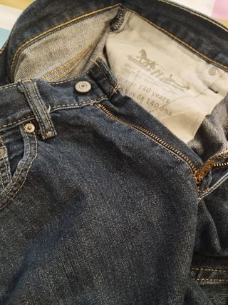 Levi's - Vaqueros Azul Oscuro talla S