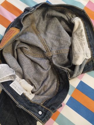 Levi's - Vaqueros Azul Oscuro talla S