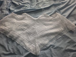 Top blanco de encaje