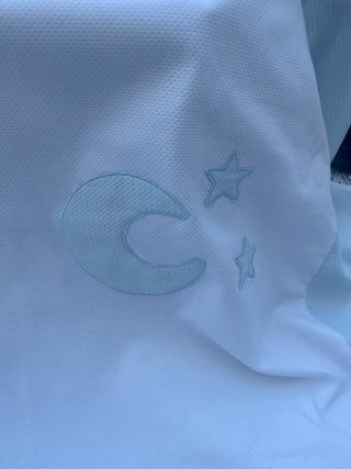 Colcha cuna bebé: estrellas & osos