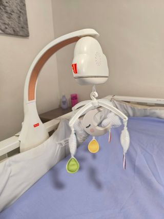 Carrusel Fisher Price cuna bebé