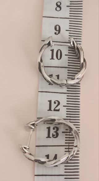 Aros plata trenzados - Joyas