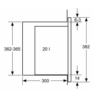 Microondas BALAY 20L - Negro integrable
3CP5002N2