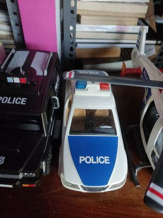4 Vehículos Playmobil: Policía & Helicóptero