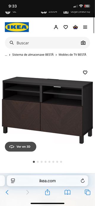 BESTÅ TV Mueble Ikea - Marrón
