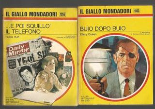 10 gialli Mondadori anni' 60/70:Ellery Queen,Hurt