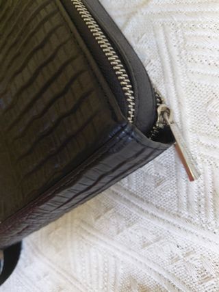 Borsello uomo pelle cocco nero