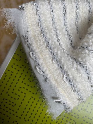 Giacca corta bianco panna Massimo Dutti M