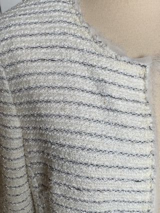 Giacca corta bianco panna Massimo Dutti M