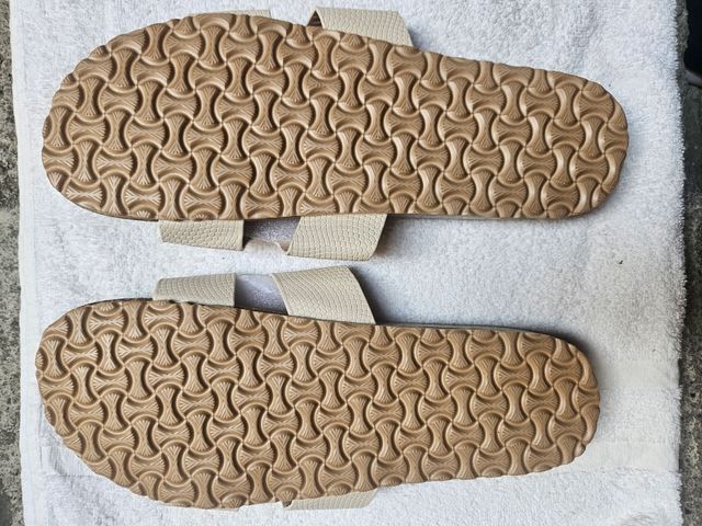 Ciabatte estive beige oro - eleganti