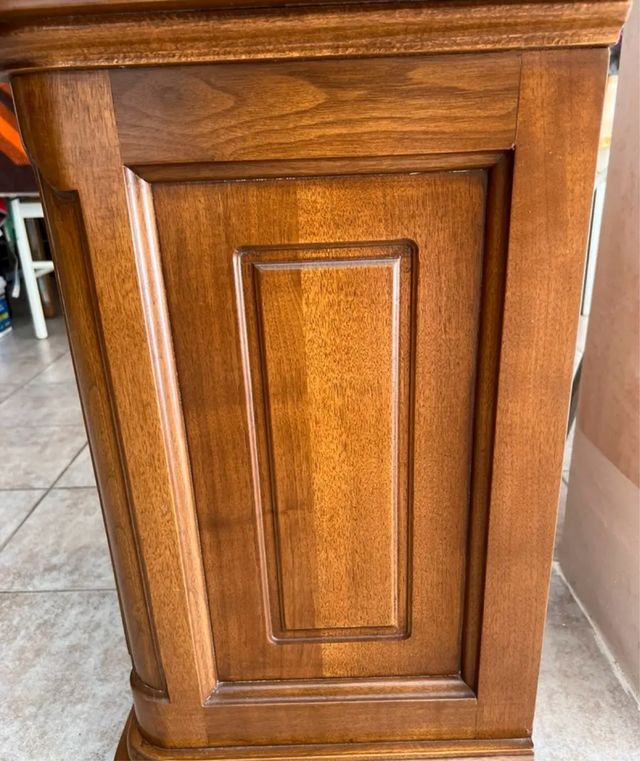Comodino legno 3 cassetti