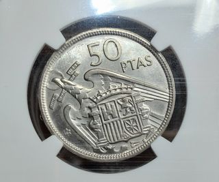 Colección 4 Monedas España NGC MS63-65
