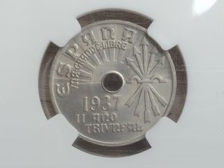 Colección 4 Monedas España NGC MS63-65