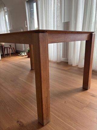 Mesa LA OCA extensible, madera roble