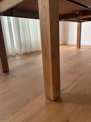 Mesa LA OCA extensible, madera roble