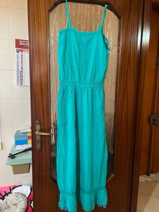 Vestito Patrizia Pepe Turchese Lungo