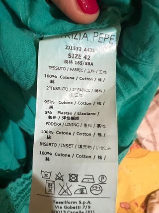 Vestito Patrizia Pepe Turchese Lungo