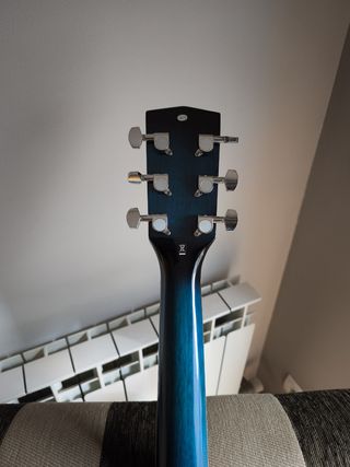 Guitarra Harley Benton H3 Azul. Con funda