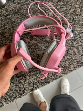 Cascos gaming rosas