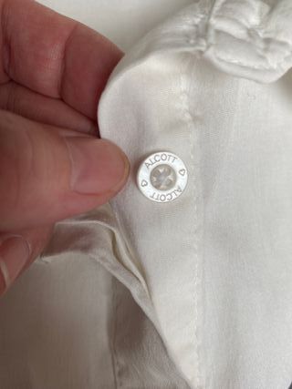 Camicia Alcott bianca/nera, tg S