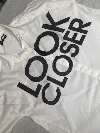 Camicia Alcott bianca/nera, tg S