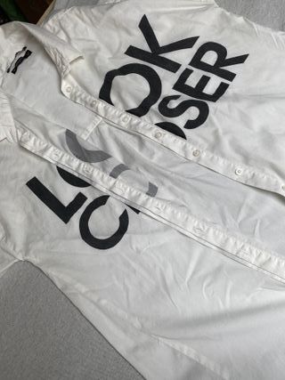 Camicia Alcott bianca/nera, tg S