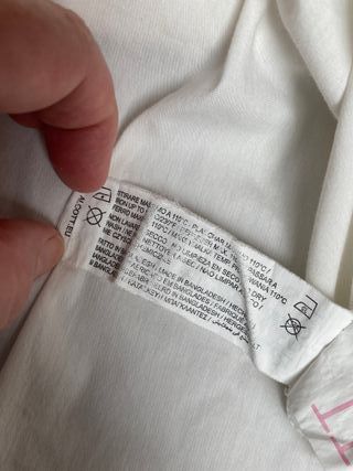 Camicia Alcott bianca/nera, tg S