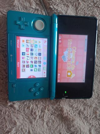 Nintendo 3DS Azul  y muchos juegos ( digitales )