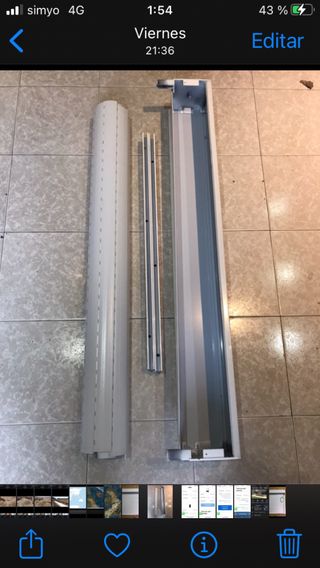 Persianas aluminio blancas
