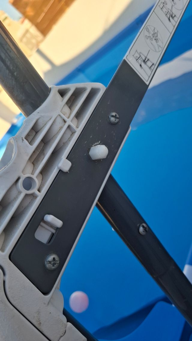 Escalera piscina 1m - desmontable