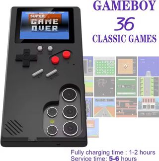 Funda Game Boy Samsung Retro s22 ultra, 
