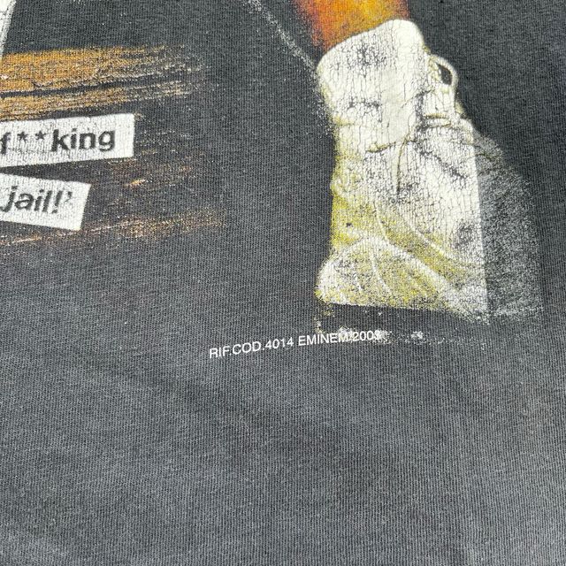 Vintage 2003 Eminem Slim Shady rap promo tee L
