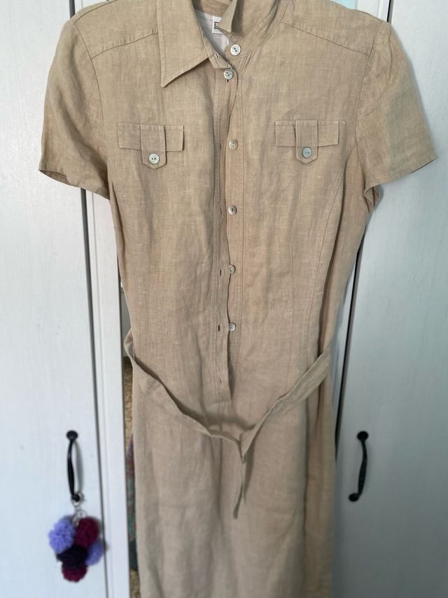 Vestido SINTESIS beige