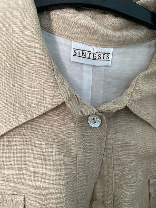 Vestido SINTESIS beige