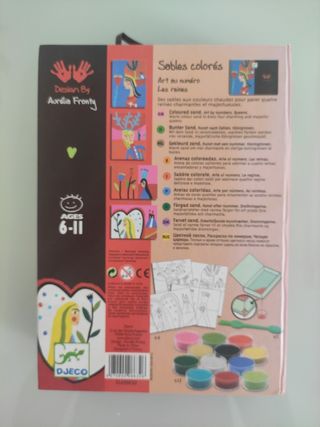 Djeco Sabbia Colorata - Arte con Sabbia Colorata