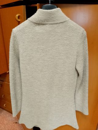  Cardigan beige in lana