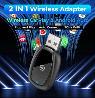Adaptador inalámbrico 2 en 1 CarPlay & Android Aut