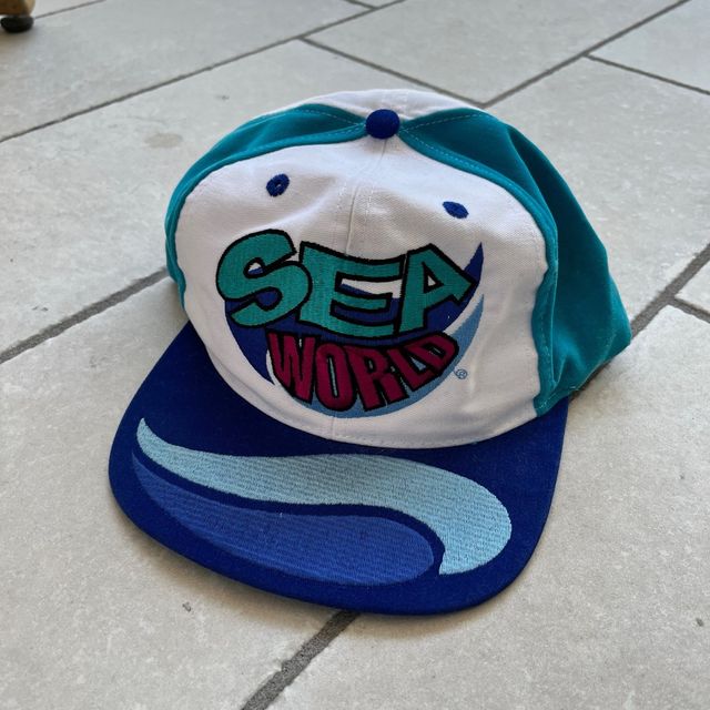 1997 SeaWorld Orlando Florida promo hat