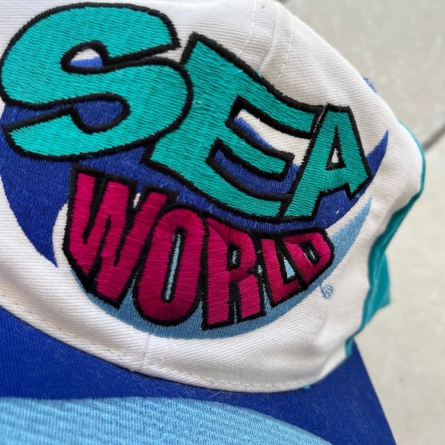 1997 SeaWorld Orlando Florida promo hat