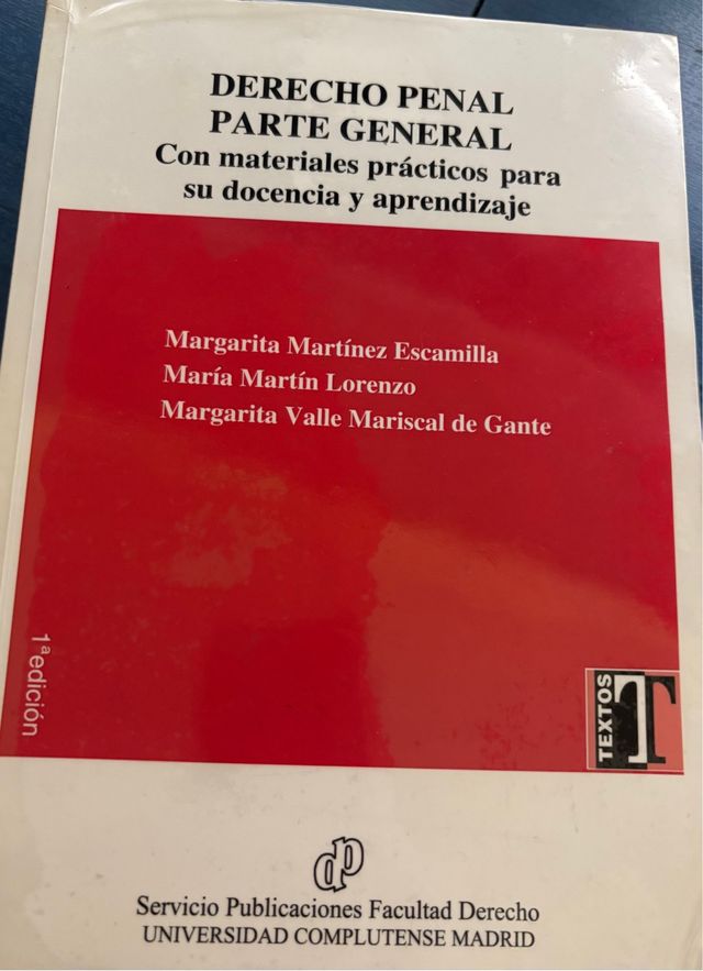 Derecho Penal. Parte general: Con materiales pr...