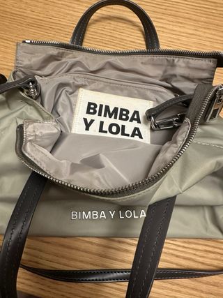 Bolso Bimba Y Lola beige nylon