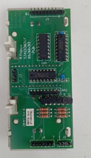 Placa rodillo máquina recreativa
